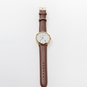 Boeing Women's Gold Rotating Airplane Watch