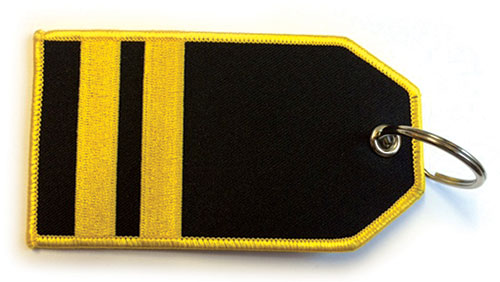 III Bar Epaulette – Baggage Tag / Key Ring